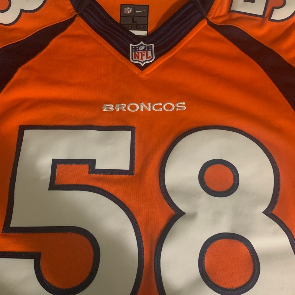 Original Use Orange Jersey with Number 58